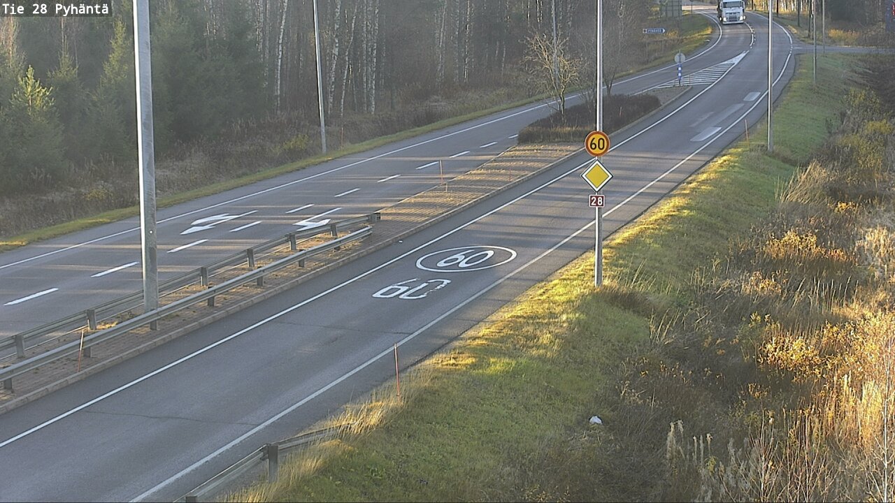 Kelikamerat Kuva Tie 28 Pyhäntä, Pyhäntä, Pohjois-Pohjanmaa