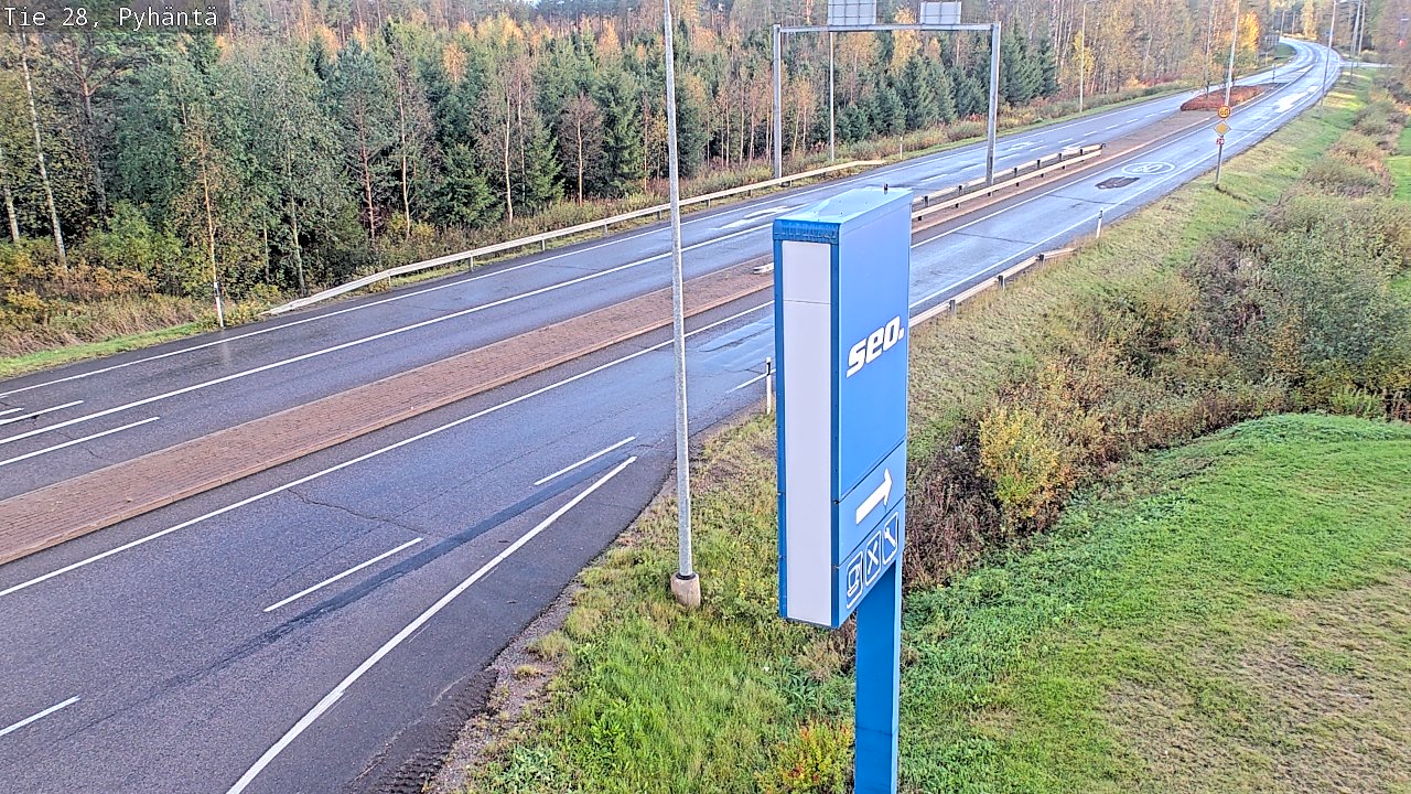 Kelikamerat Kuva Tie 28 Pyhäntä, Pyhäntä, Pohjois-Pohjanmaa