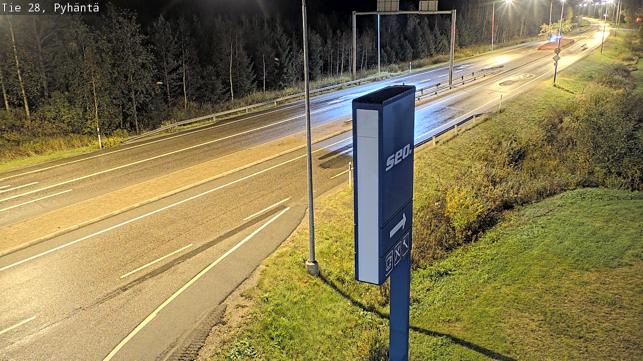 Kelikamerat Kuva Tie 28 Pyhäntä, Pyhäntä, Pohjois-Pohjanmaa