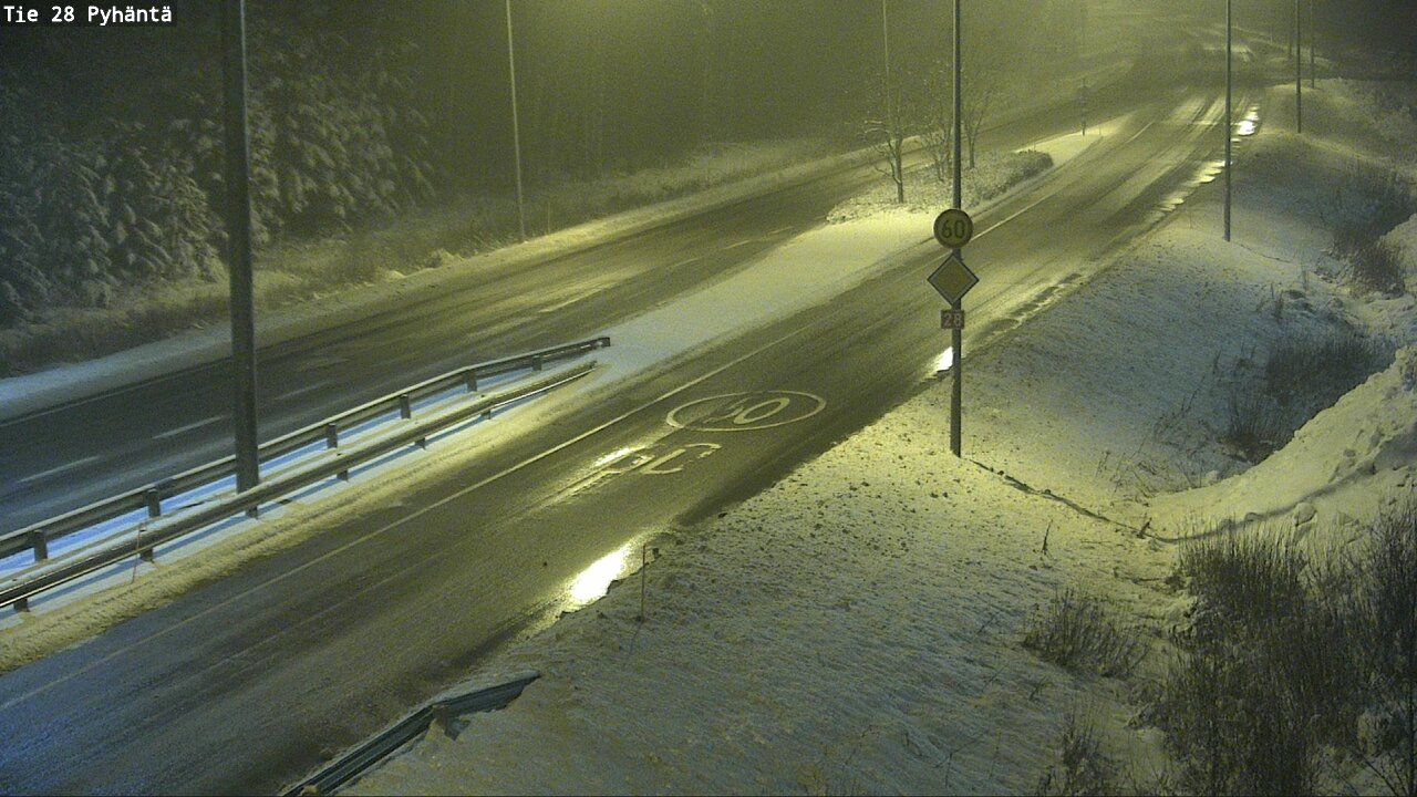 Kelikamerat Kuva Tie 28 Pyhäntä, Pyhäntä, Pohjois-Pohjanmaa