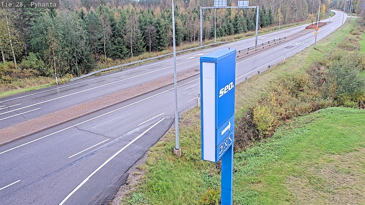 Kelikamerat Kuva Tie 28 Pyhäntä, Pyhäntä, Pohjois-Pohjanmaa