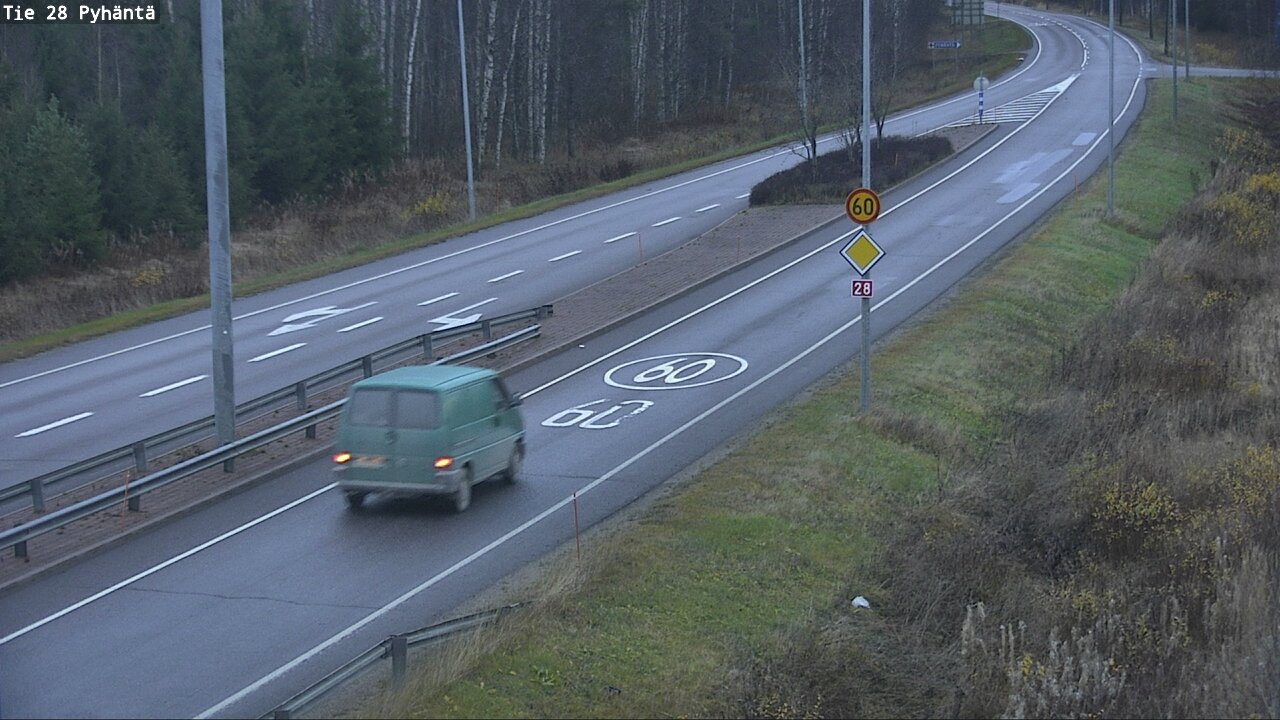 Kelikamerat Kuva Tie 28 Pyhäntä, Pyhäntä, Pohjois-Pohjanmaa