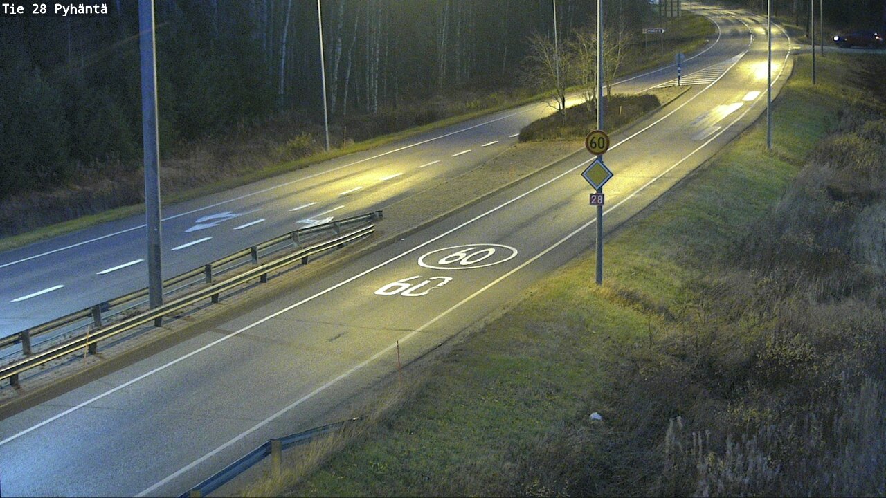 Kelikamerat Kuva Tie 28 Pyhäntä, Pyhäntä, Pohjois-Pohjanmaa