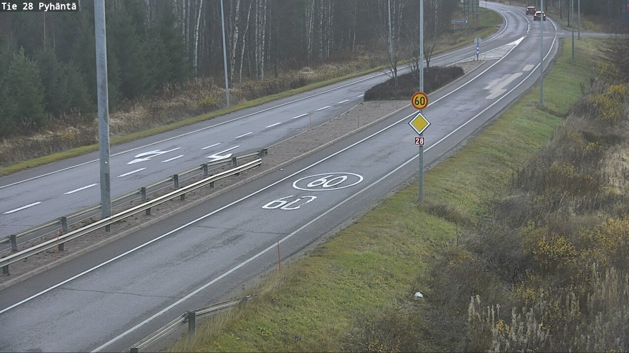 Kelikamerat Kuva Tie 28 Pyhäntä, Pyhäntä, Pohjois-Pohjanmaa