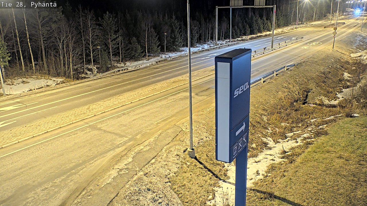 Kelikamerat Kuva Tie 28 Pyhäntä, Pyhäntä, Pohjois-Pohjanmaa