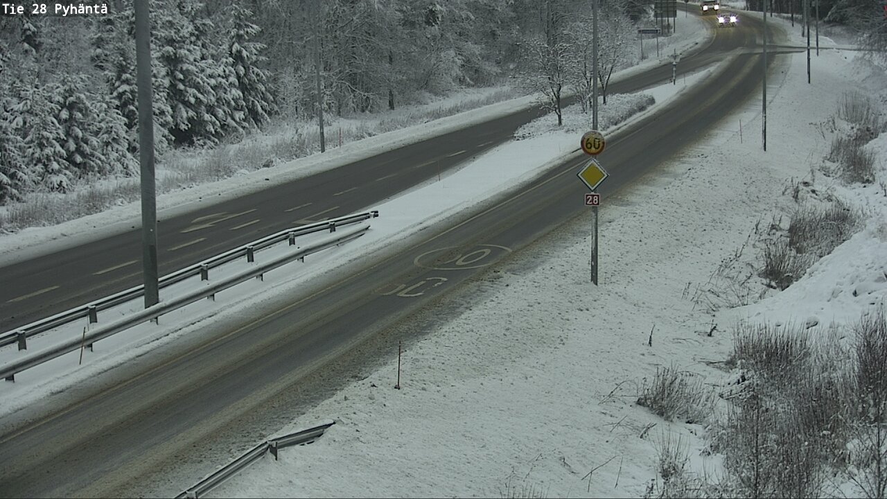 Kelikamerat Kuva Tie 28 Pyhäntä, Pyhäntä, Pohjois-Pohjanmaa