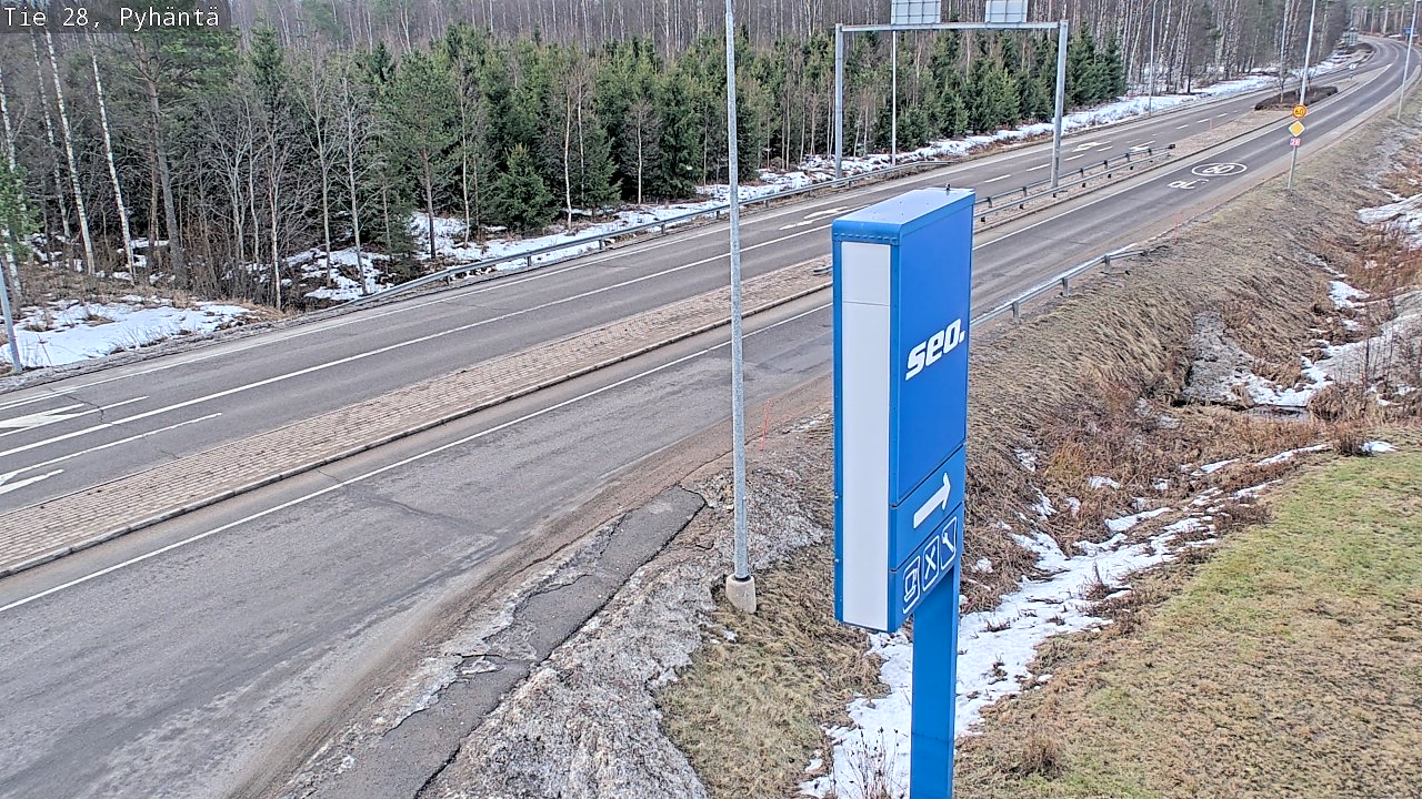 Kelikamerat Kuva Tie 28 Pyhäntä, Pyhäntä, Pohjois-Pohjanmaa