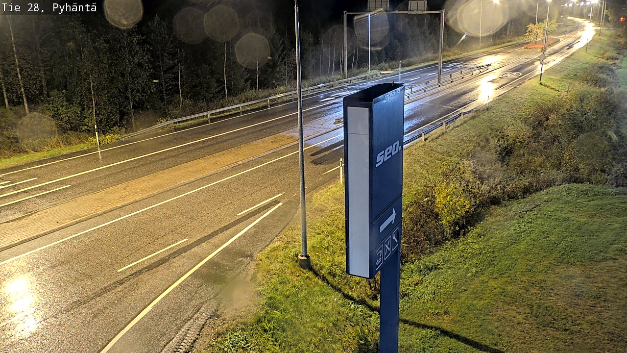 Kelikamerat Kuva Tie 28 Pyhäntä, Pyhäntä, Pohjois-Pohjanmaa