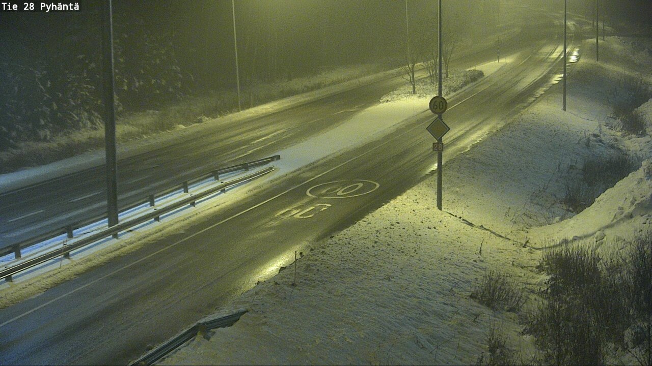 Kelikamerat Kuva Tie 28 Pyhäntä, Pyhäntä, Pohjois-Pohjanmaa