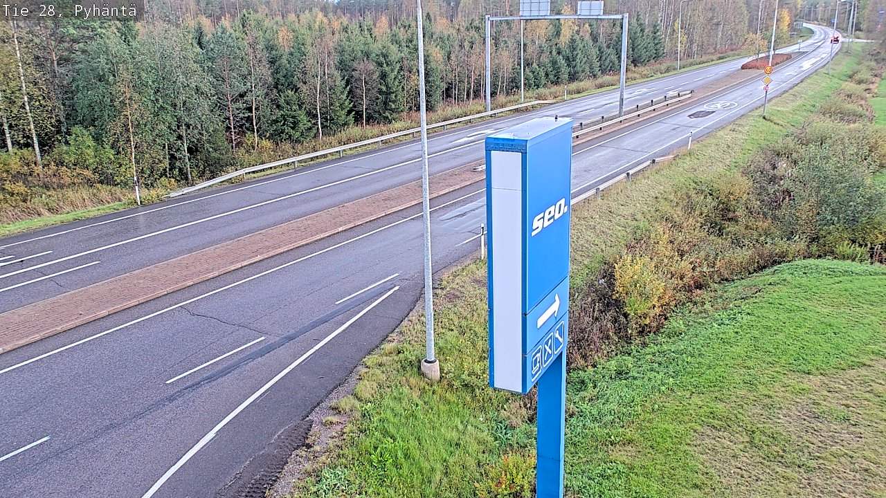 Kelikamerat Kuva Tie 28 Pyhäntä, Pyhäntä, Pohjois-Pohjanmaa