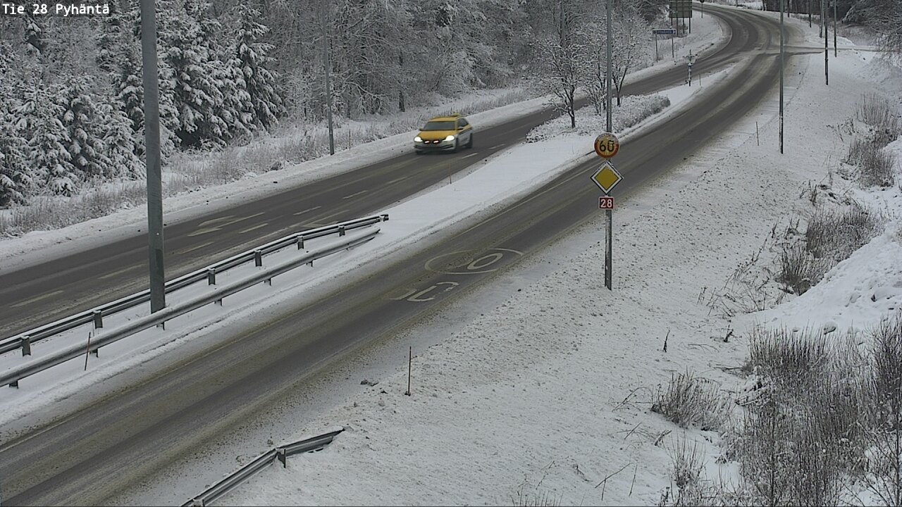 Kelikamerat Kuva Tie 28 Pyhäntä, Pyhäntä, Pohjois-Pohjanmaa