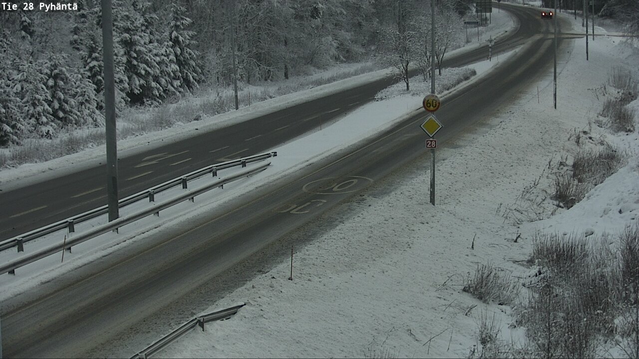 Kelikamerat Kuva Tie 28 Pyhäntä, Pyhäntä, Pohjois-Pohjanmaa