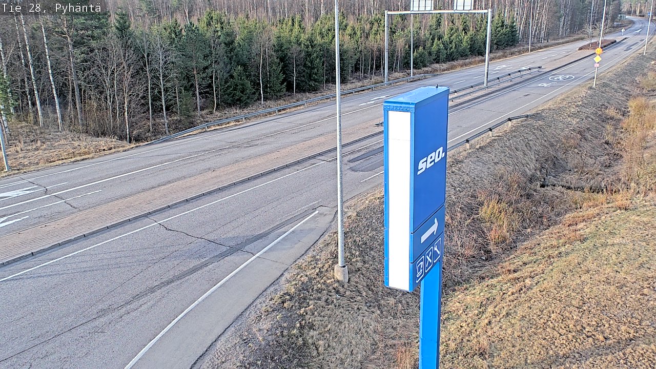 Kelikamerat Kuva Tie 28 Pyhäntä, Pyhäntä, Pohjois-Pohjanmaa