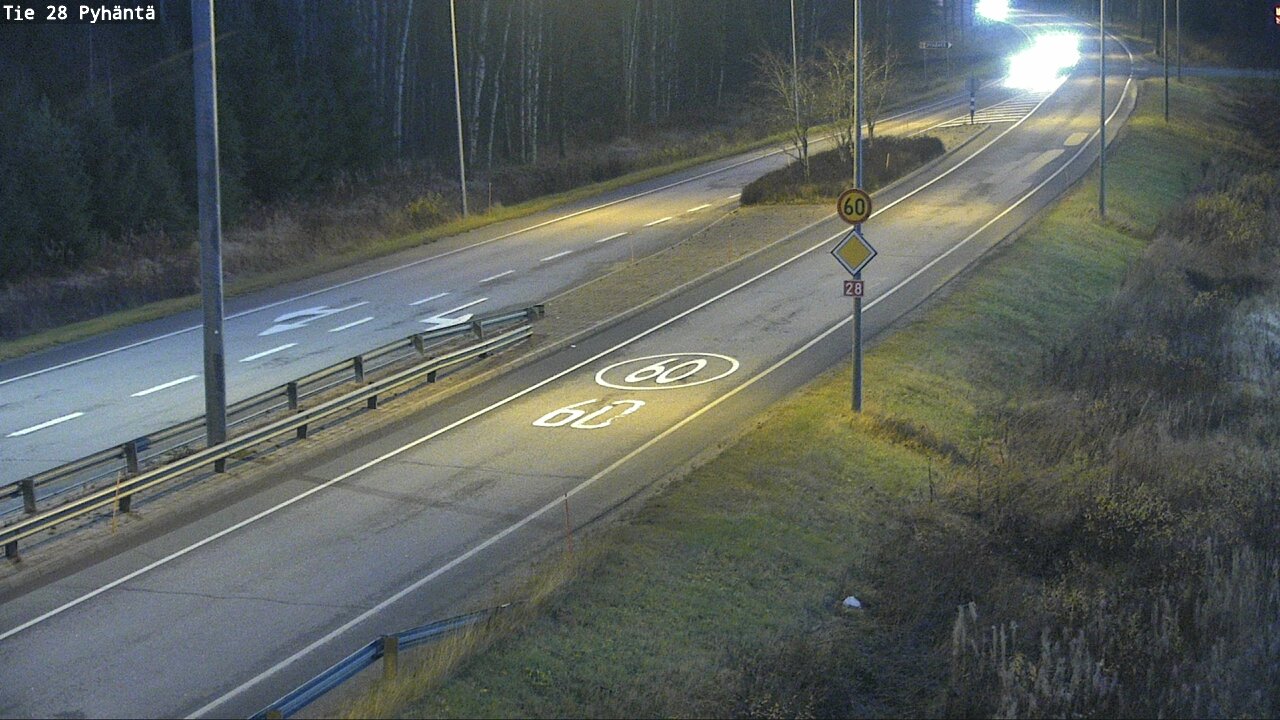Kelikamerat Kuva Tie 28 Pyhäntä, Pyhäntä, Pohjois-Pohjanmaa