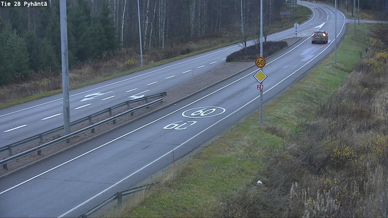 Kelikamerat Kuva Tie 28 Pyhäntä, Pyhäntä, Pohjois-Pohjanmaa