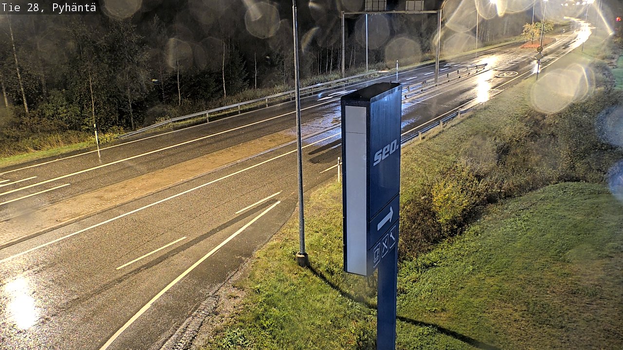 Kelikamerat Kuva Tie 28 Pyhäntä, Pyhäntä, Pohjois-Pohjanmaa
