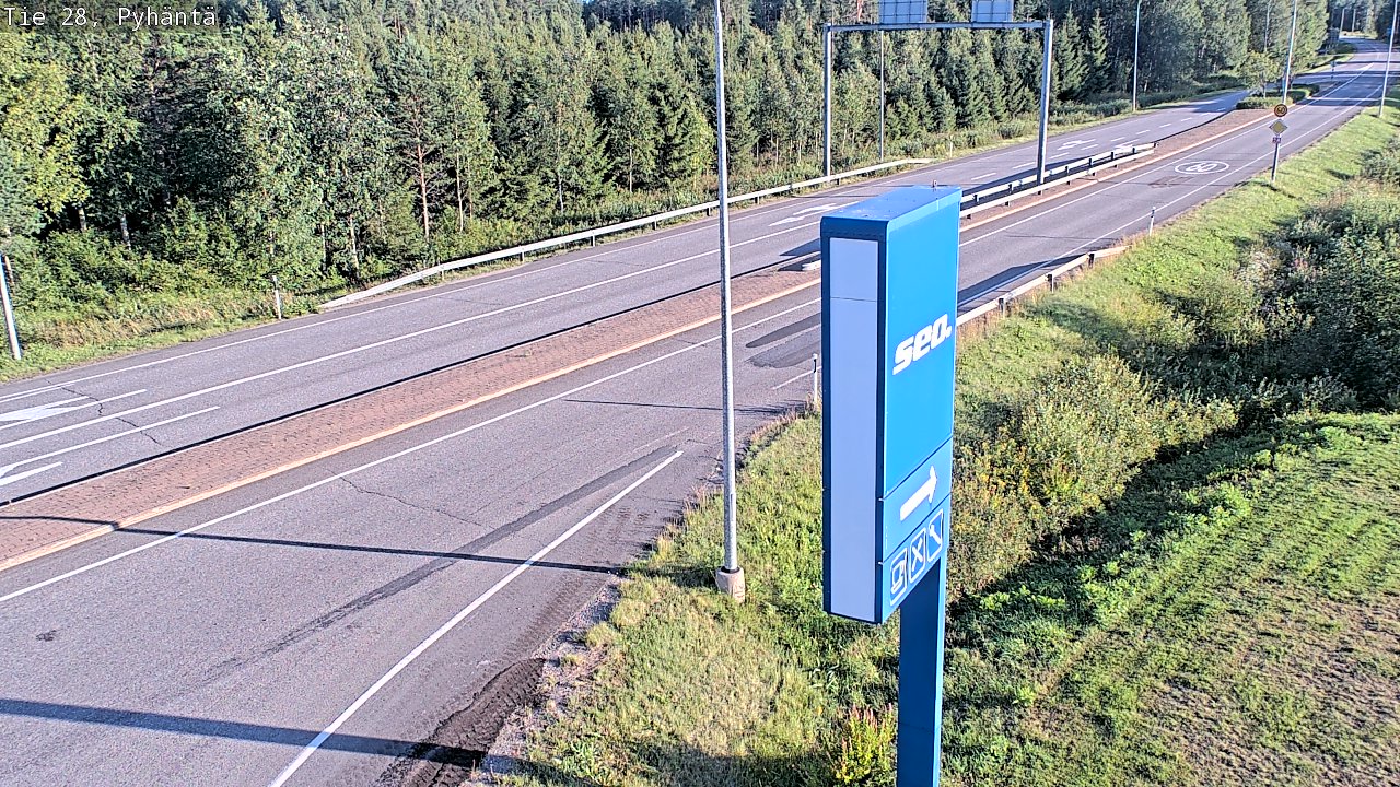 Kelikamerat Kuva Tie 28 Pyhäntä, Pyhäntä, Pohjois-Pohjanmaa