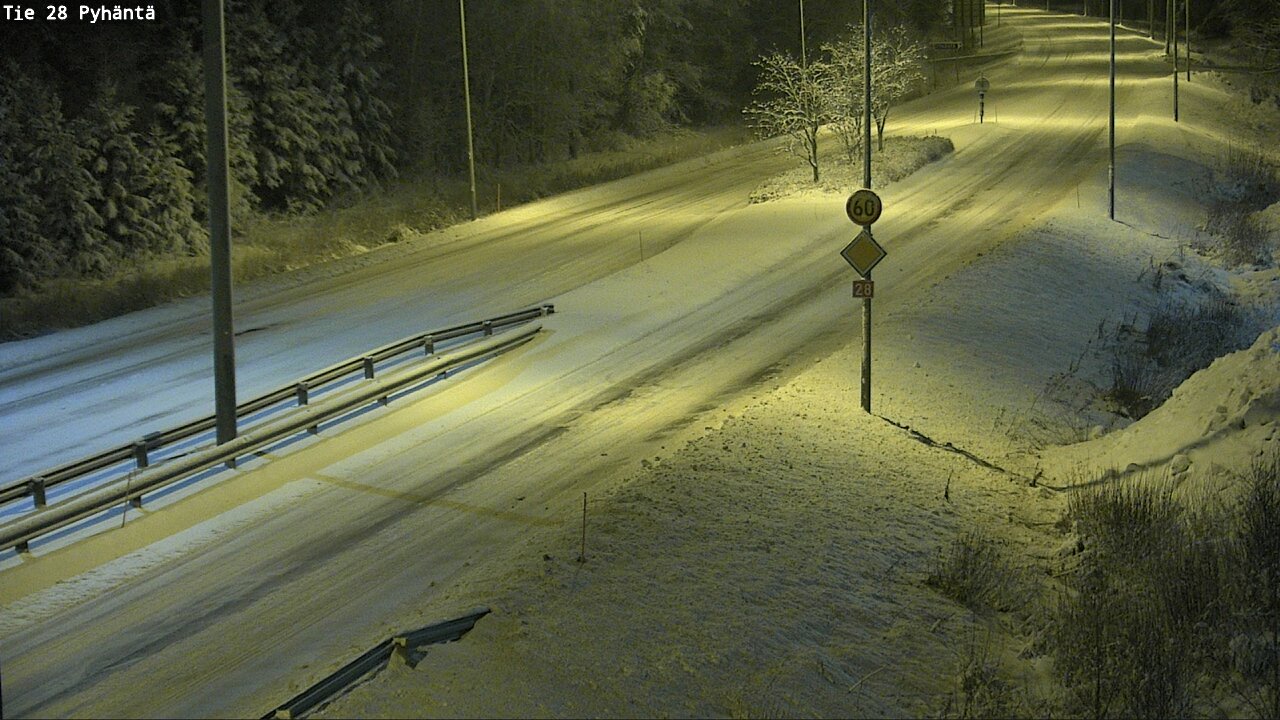 Kelikamerat Kuva Tie 28 Pyhäntä, Pyhäntä, Pohjois-Pohjanmaa