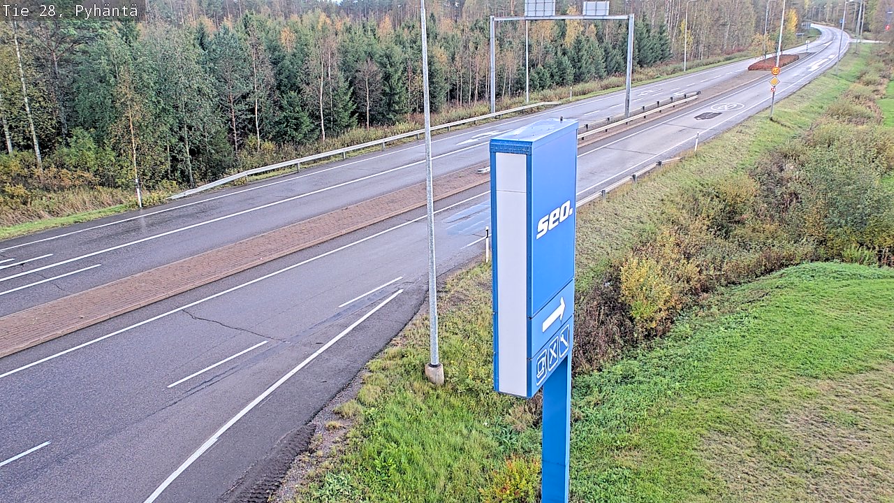 Kelikamerat Kuva Tie 28 Pyhäntä, Pyhäntä, Pohjois-Pohjanmaa