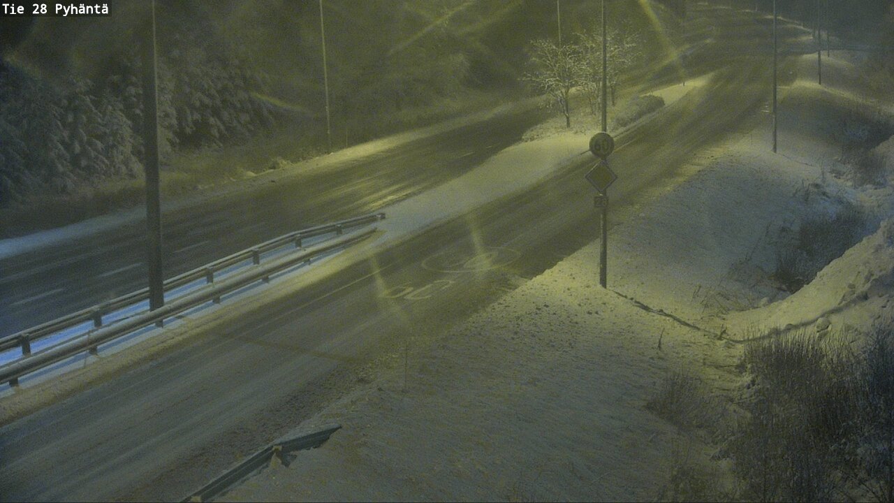 Kelikamerat Kuva Tie 28 Pyhäntä, Pyhäntä, Pohjois-Pohjanmaa