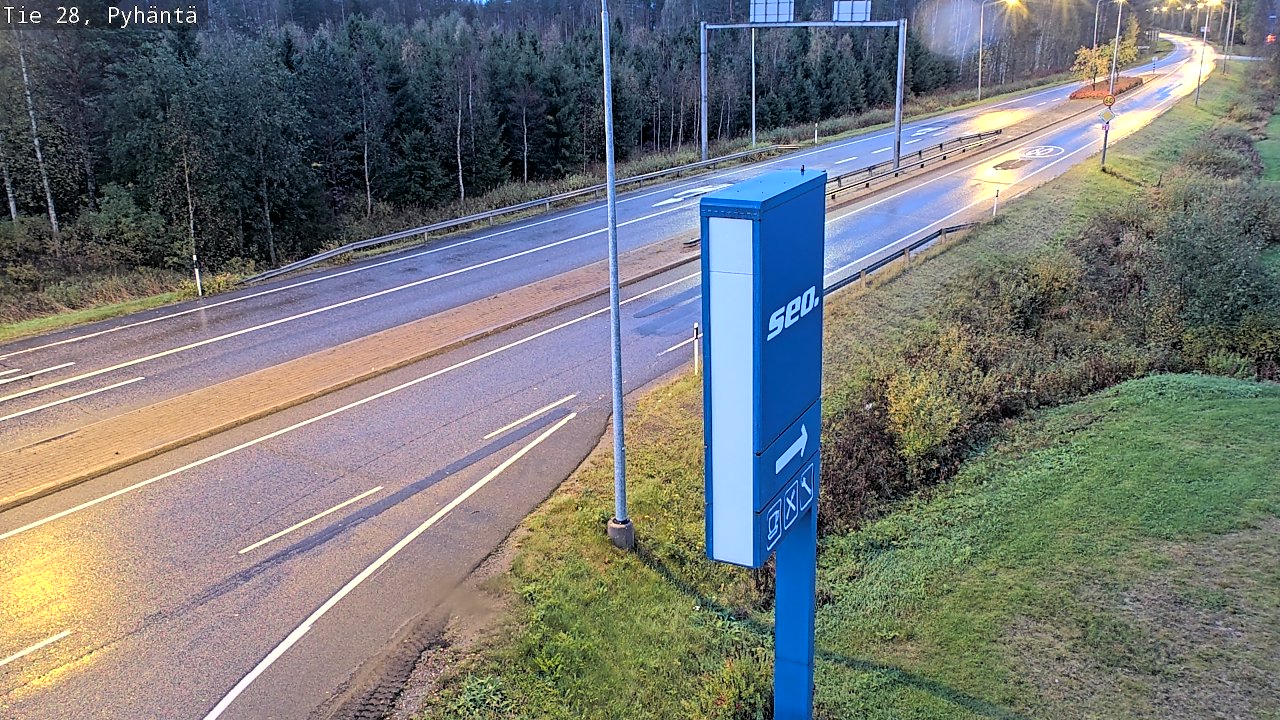 Kelikamerat Kuva Tie 28 Pyhäntä, Pyhäntä, Pohjois-Pohjanmaa