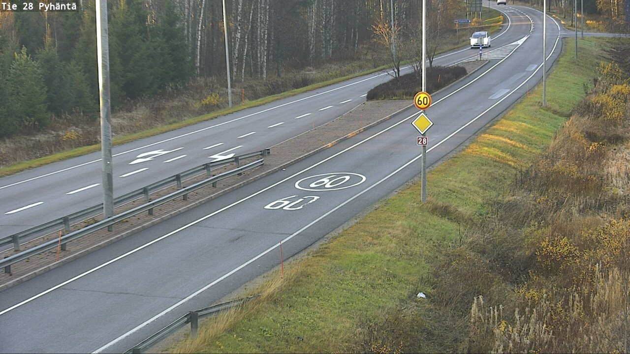 Kelikamerat Kuva Tie 28 Pyhäntä, Pyhäntä, Pohjois-Pohjanmaa