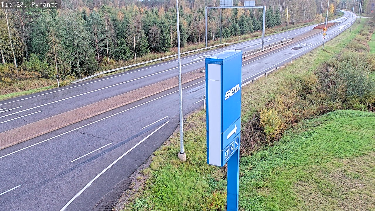 Kelikamerat Kuva Tie 28 Pyhäntä, Pyhäntä, Pohjois-Pohjanmaa