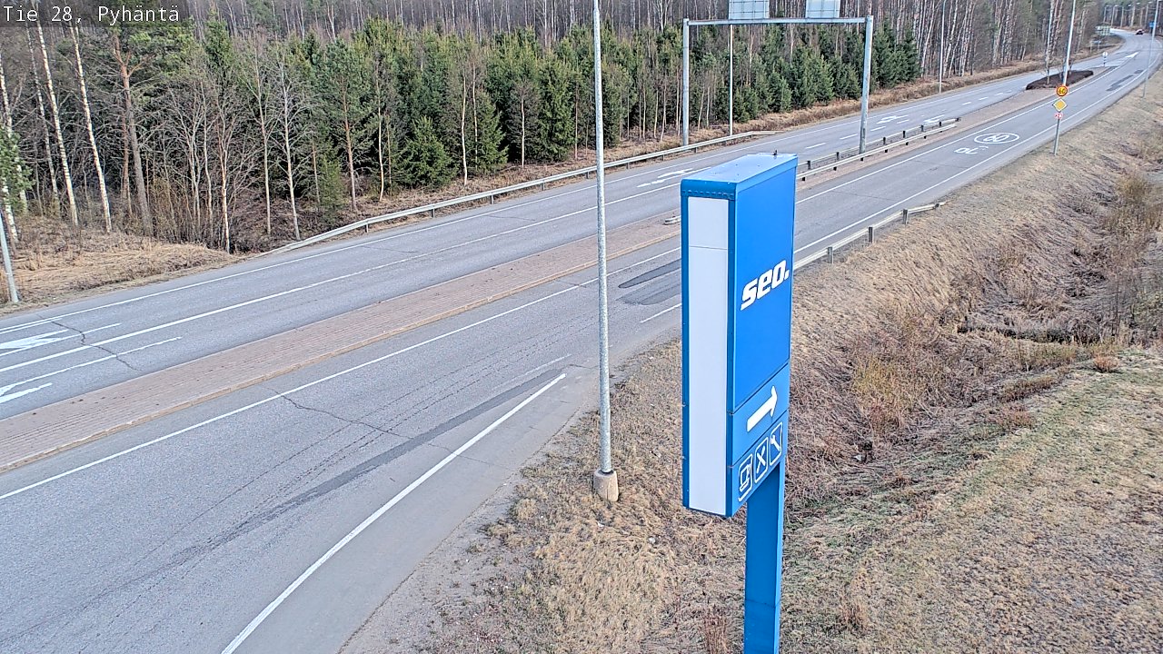 Kelikamerat Kuva Tie 28 Pyhäntä, Pyhäntä, Pohjois-Pohjanmaa