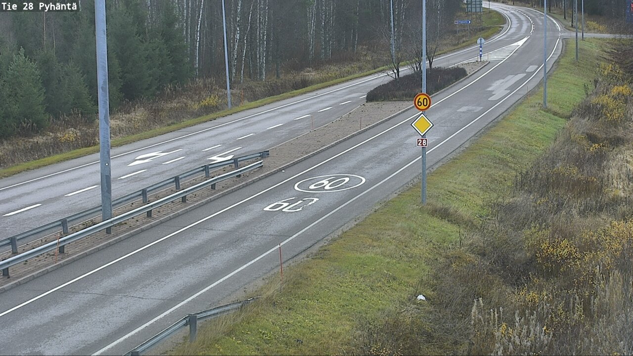 Kelikamerat Kuva Tie 28 Pyhäntä, Pyhäntä, Pohjois-Pohjanmaa