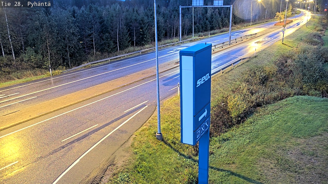 Kelikamerat Kuva Tie 28 Pyhäntä, Pyhäntä, Pohjois-Pohjanmaa
