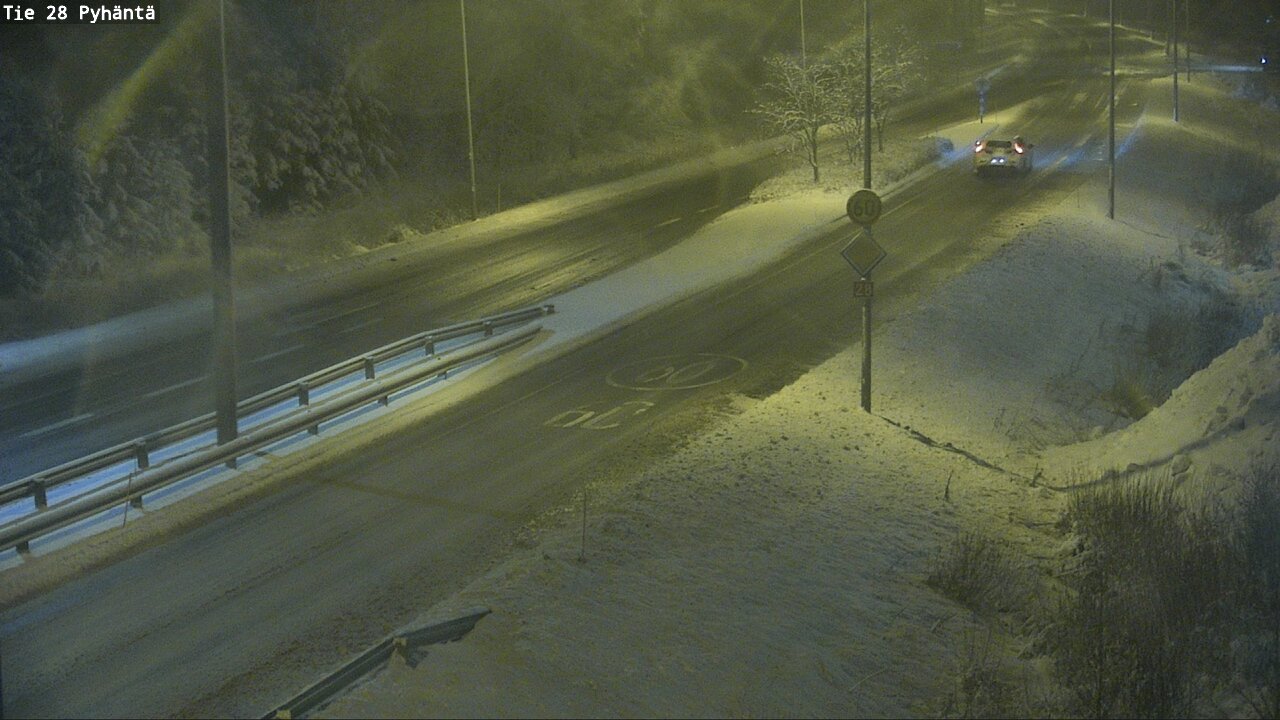Kelikamerat Kuva Tie 28 Pyhäntä, Pyhäntä, Pohjois-Pohjanmaa