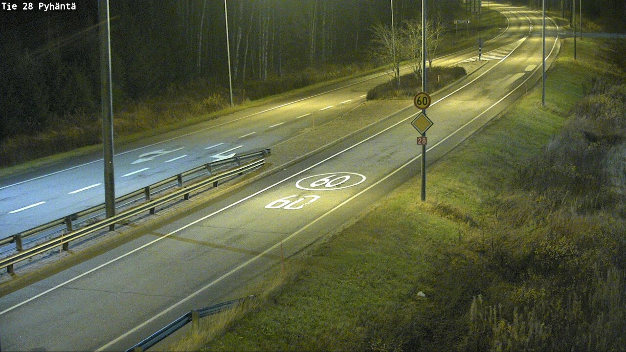 Kelikamerat Kuva Tie 28 Pyhäntä, Pyhäntä, Pohjois-Pohjanmaa