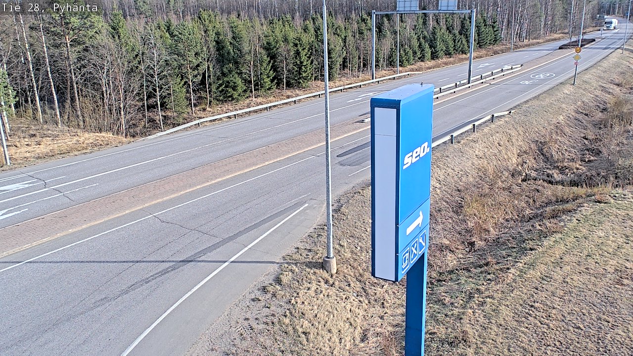 Kelikamerat Kuva Tie 28 Pyhäntä, Pyhäntä, Pohjois-Pohjanmaa