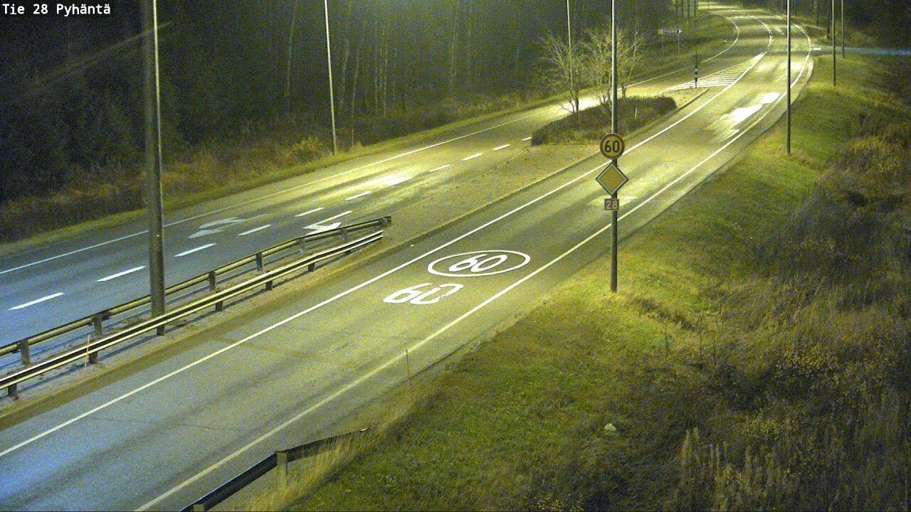 Kelikamerat Kuva Tie 28 Pyhäntä, Pyhäntä, Pohjois-Pohjanmaa