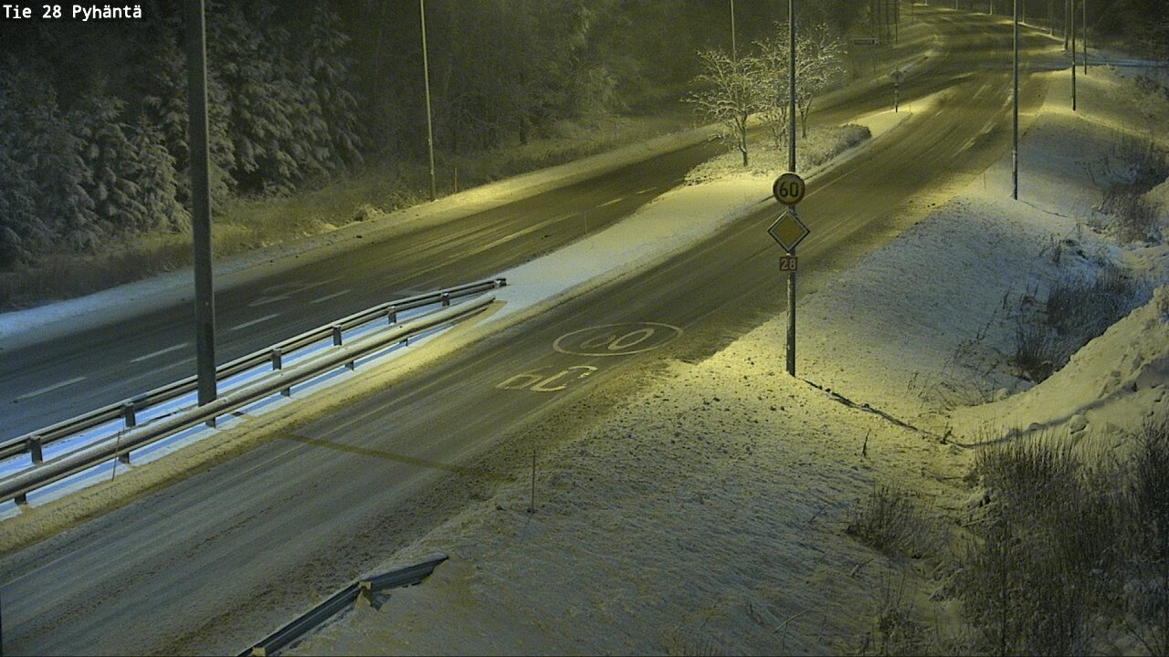 Kelikamerat Kuva Tie 28 Pyhäntä, Pyhäntä, Pohjois-Pohjanmaa