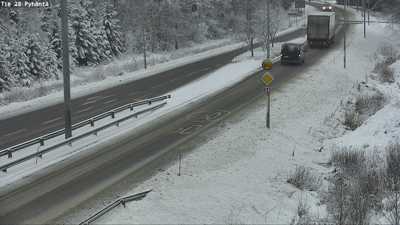 Kelikamerat Kuva Tie 28 Pyhäntä, Pyhäntä, Pohjois-Pohjanmaa