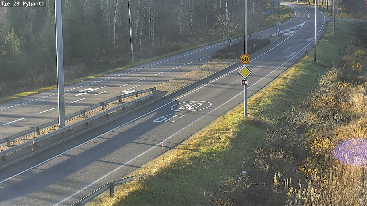 Kelikamerat Kuva Tie 28 Pyhäntä, Pyhäntä, Pohjois-Pohjanmaa