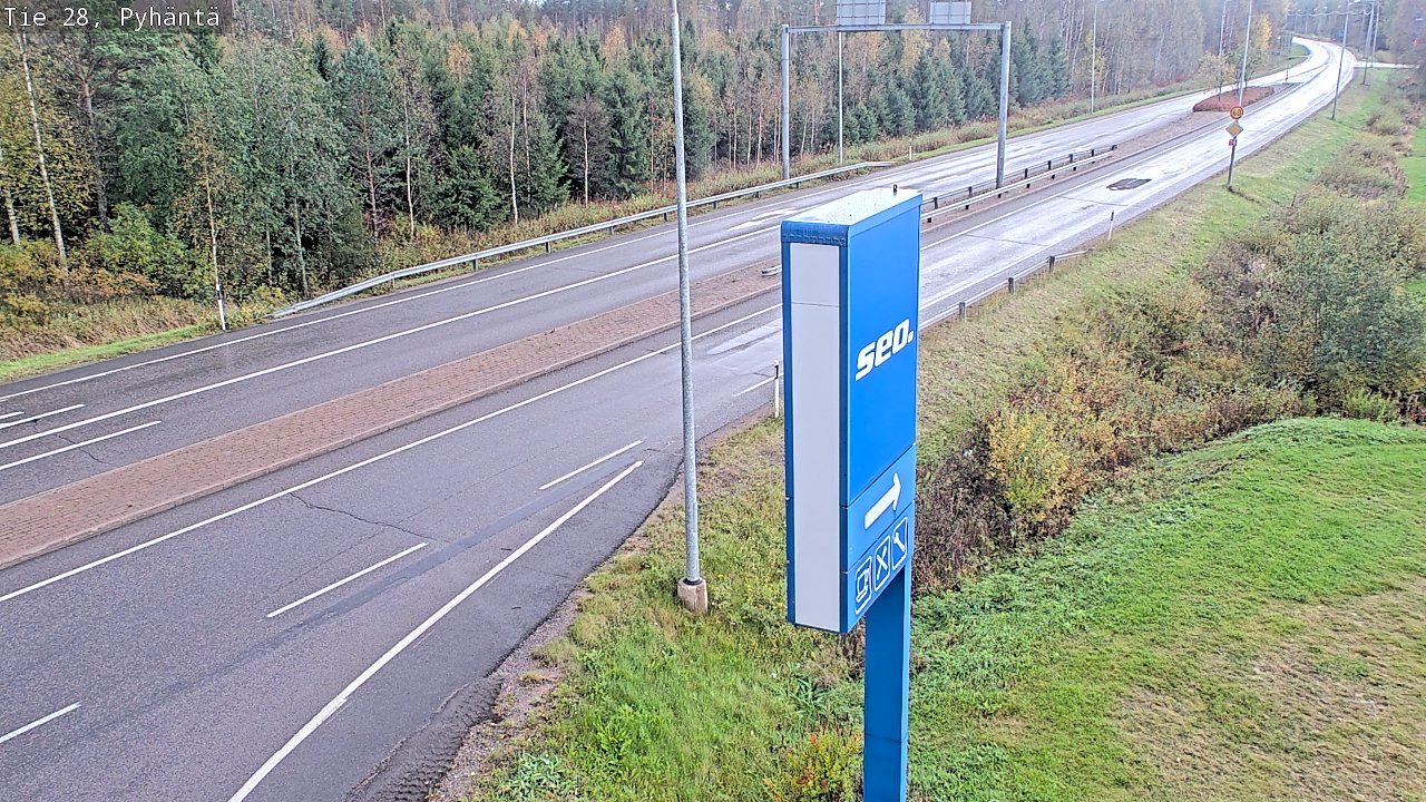Kelikamerat Kuva Tie 28 Pyhäntä, Pyhäntä, Pohjois-Pohjanmaa