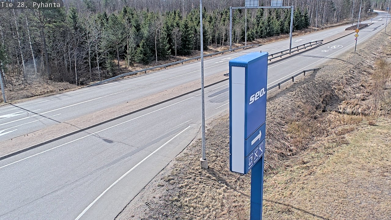 Kelikamerat Kuva Tie 28 Pyhäntä, Pyhäntä, Pohjois-Pohjanmaa
