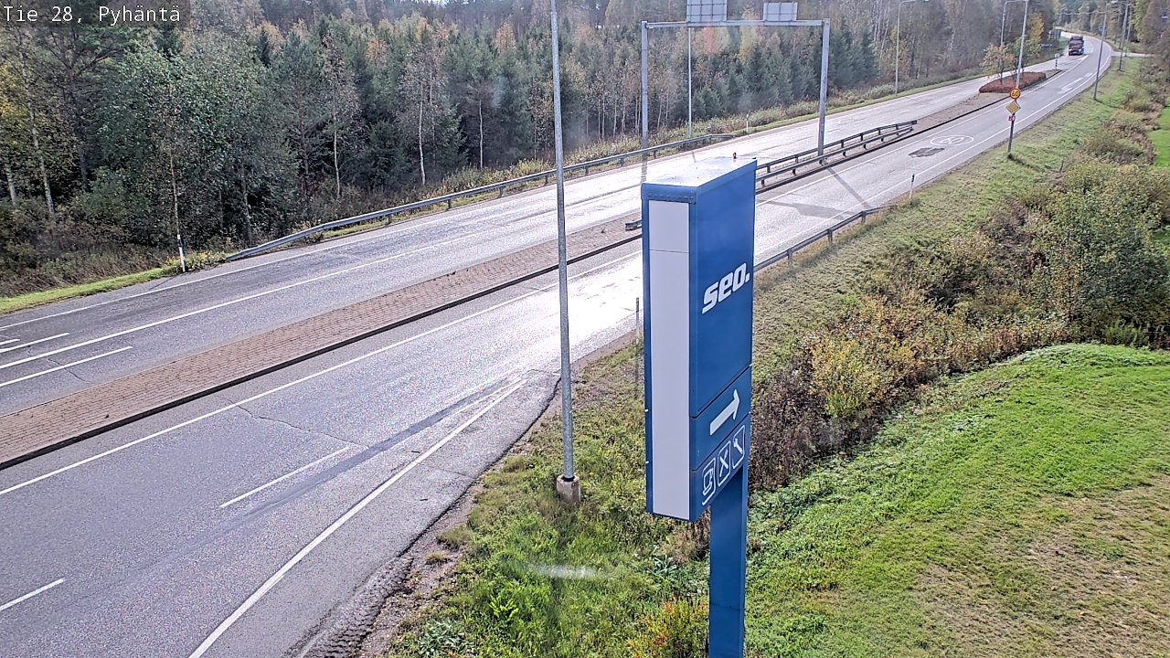 Kelikamerat Kuva Tie 28 Pyhäntä, Pyhäntä, Pohjois-Pohjanmaa