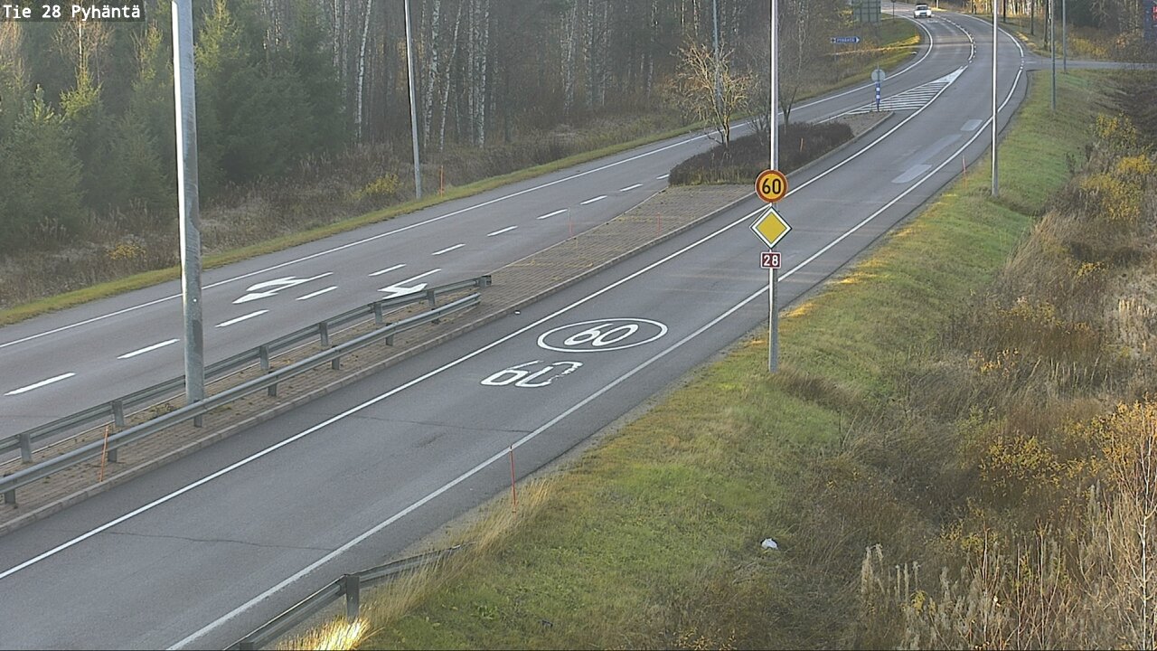 Kelikamerat Kuva Tie 28 Pyhäntä, Pyhäntä, Pohjois-Pohjanmaa