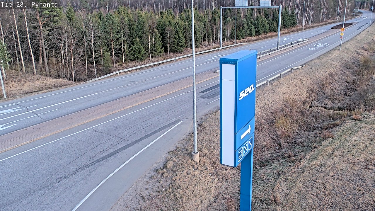 Kelikamerat Kuva Tie 28 Pyhäntä, Pyhäntä, Pohjois-Pohjanmaa
