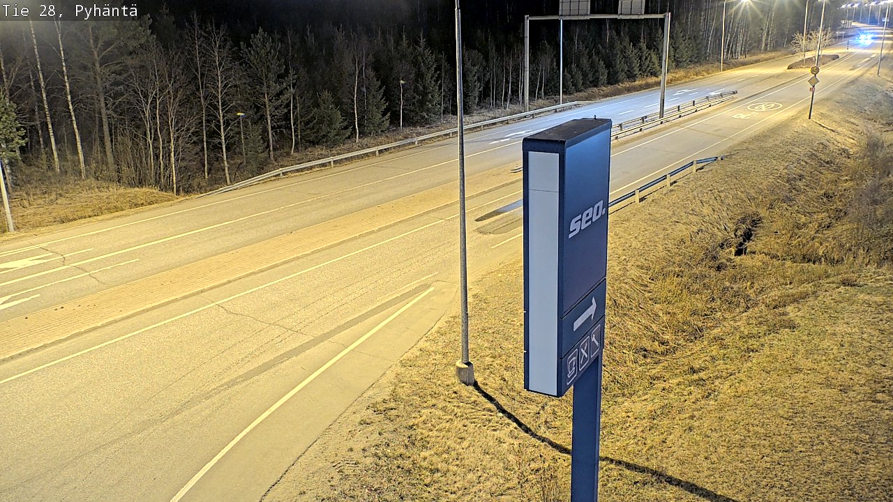 Kelikamerat Kuva Tie 28 Pyhäntä, Pyhäntä, Pohjois-Pohjanmaa
