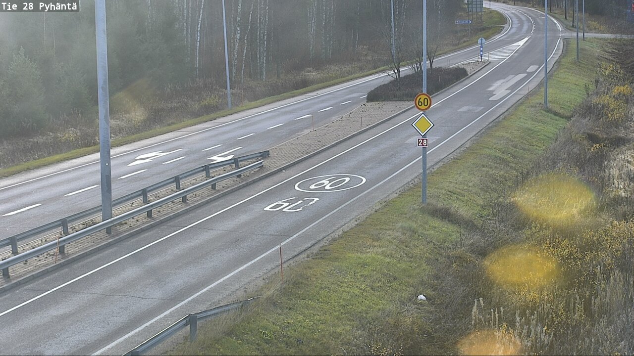 Kelikamerat Kuva Tie 28 Pyhäntä, Pyhäntä, Pohjois-Pohjanmaa