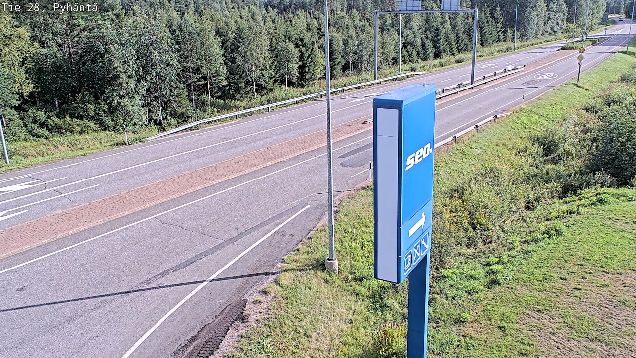 Kelikamerat Kuva Tie 28 Pyhäntä, Pyhäntä, Pohjois-Pohjanmaa