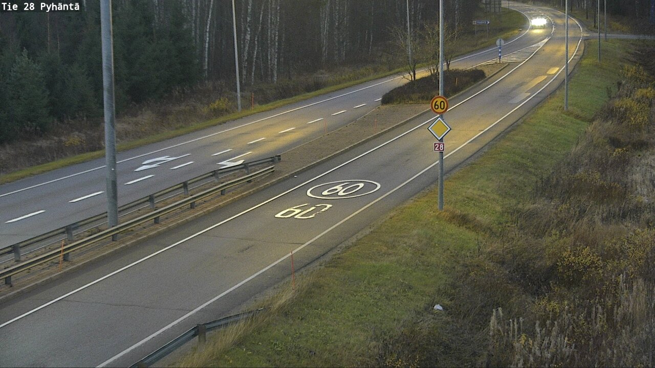 Kelikamerat Kuva Tie 28 Pyhäntä, Pyhäntä, Pohjois-Pohjanmaa