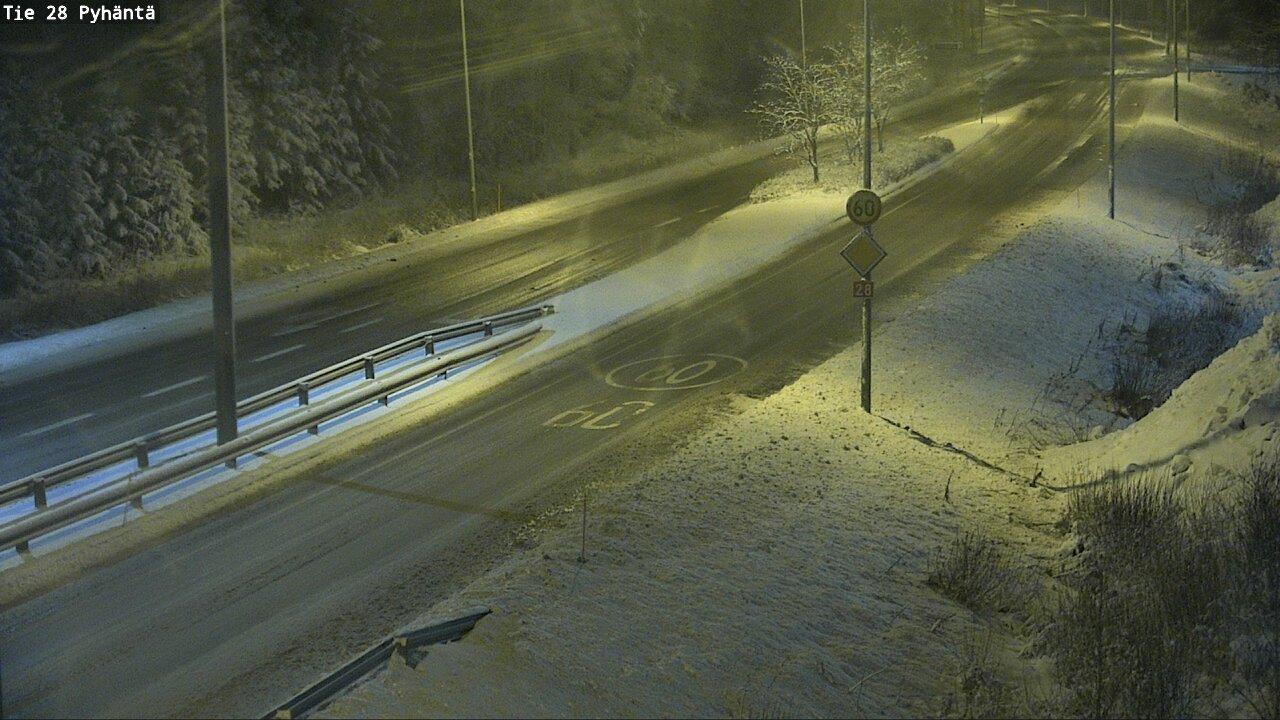 Kelikamerat Kuva Tie 28 Pyhäntä, Pyhäntä, Pohjois-Pohjanmaa