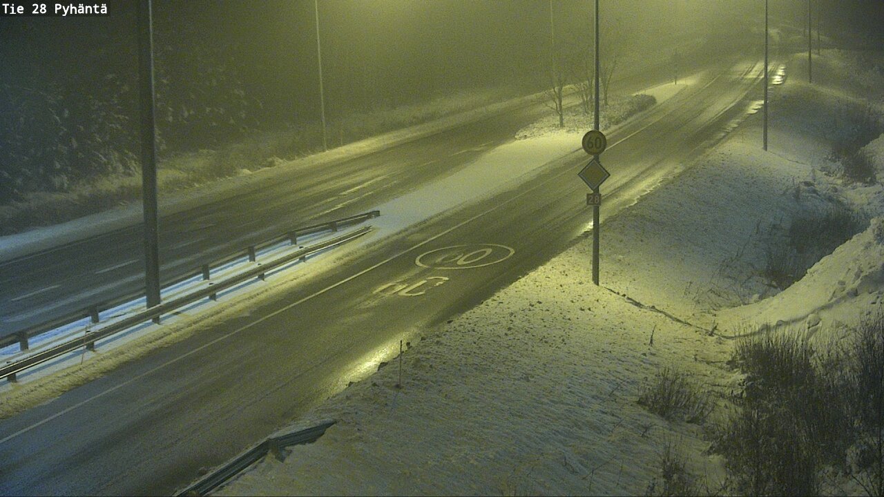 Kelikamerat Kuva Tie 28 Pyhäntä, Pyhäntä, Pohjois-Pohjanmaa