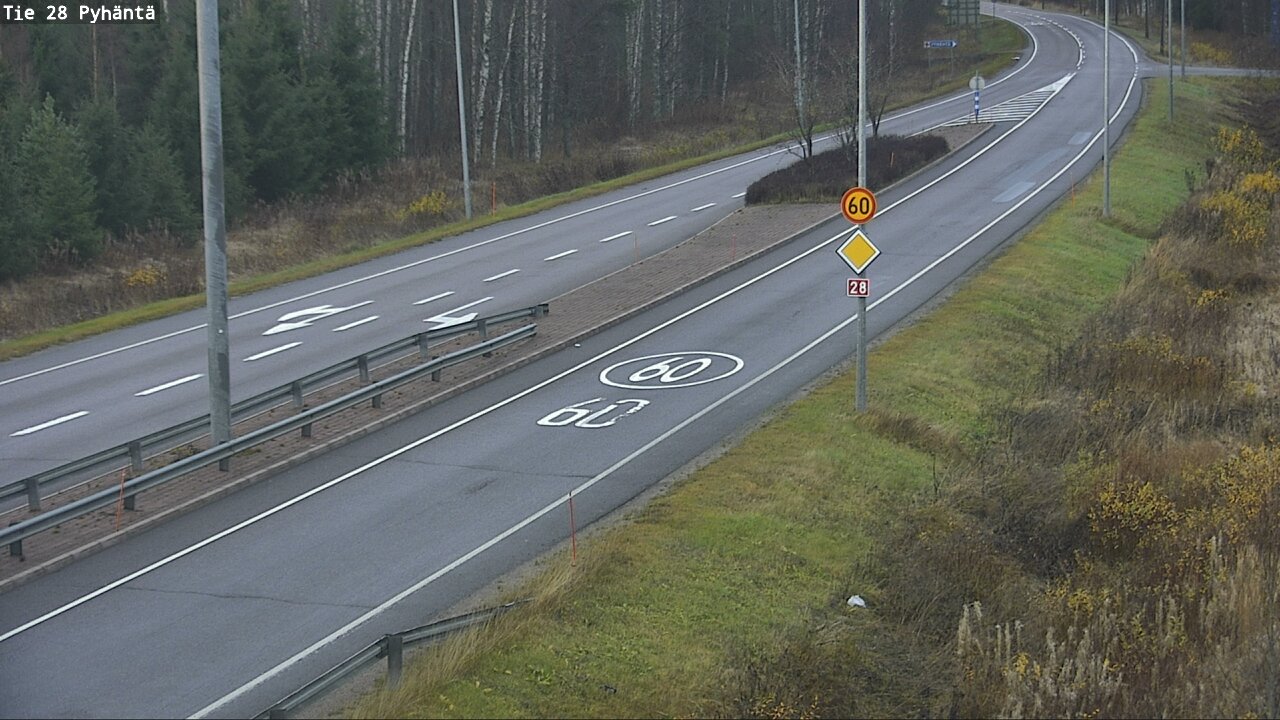 Kelikamerat Kuva Tie 28 Pyhäntä, Pyhäntä, Pohjois-Pohjanmaa