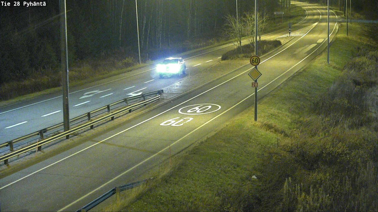 Kelikamerat Kuva Tie 28 Pyhäntä, Pyhäntä, Pohjois-Pohjanmaa